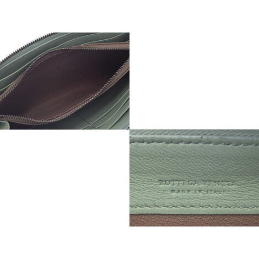 Bottega Veneta Zipper Long Wallet Green - Picture 9 of 12